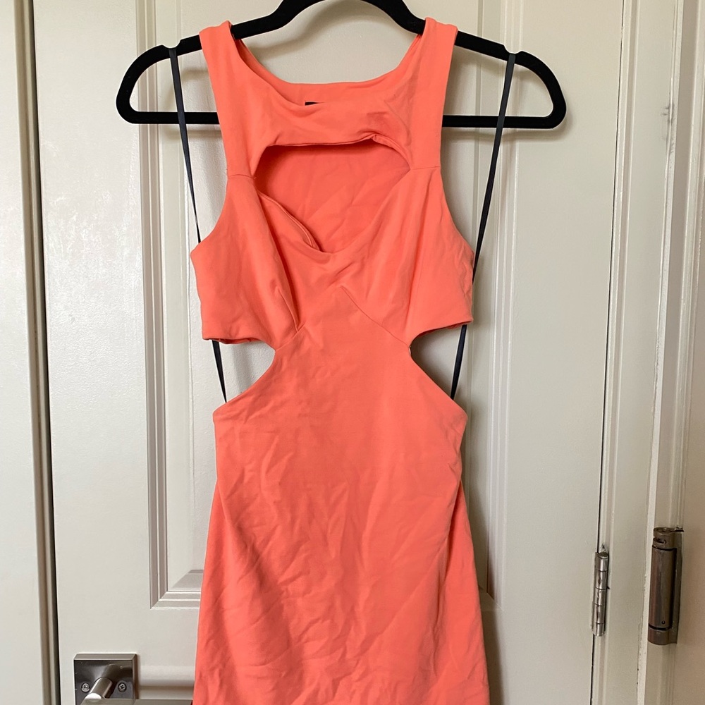 Coral Mini Dress